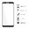 Full Coverage Tempered Glass Screen Protector for LG Q7 - Black